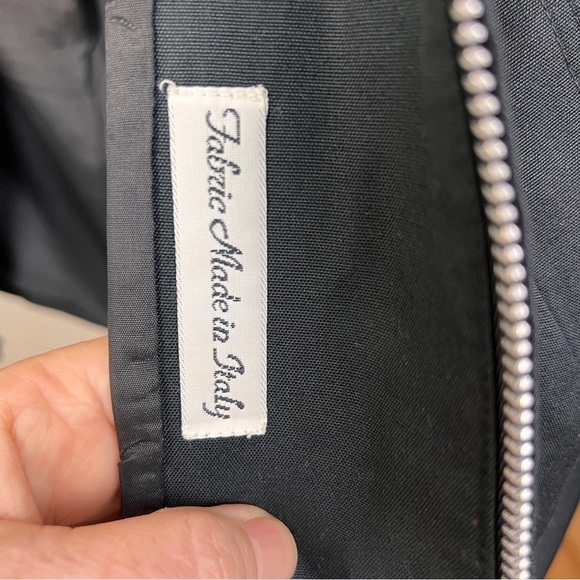 J’ENVIE SPORT NEW YORK Black Zip Lightweight Lined Linen Like Jacket. Size 8 - Picture 2 of 9